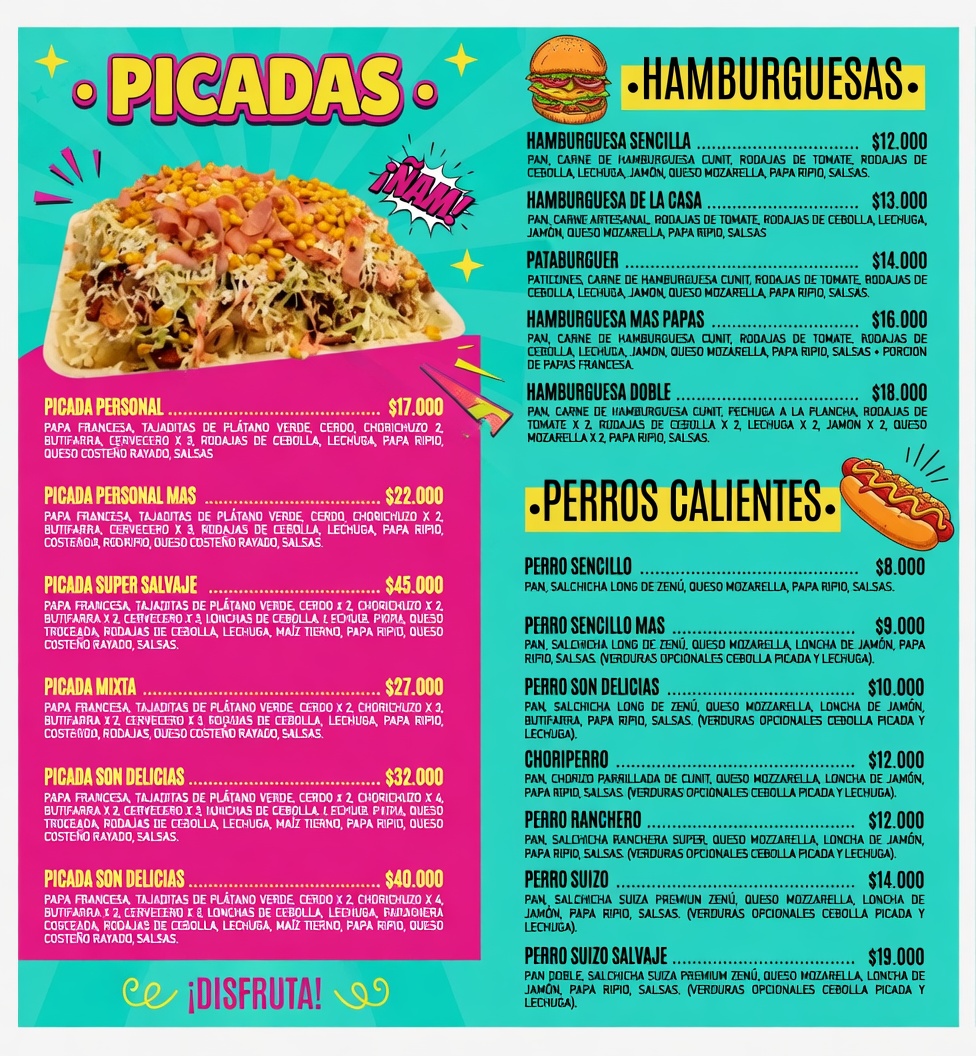 Picadas & Hamburguesas